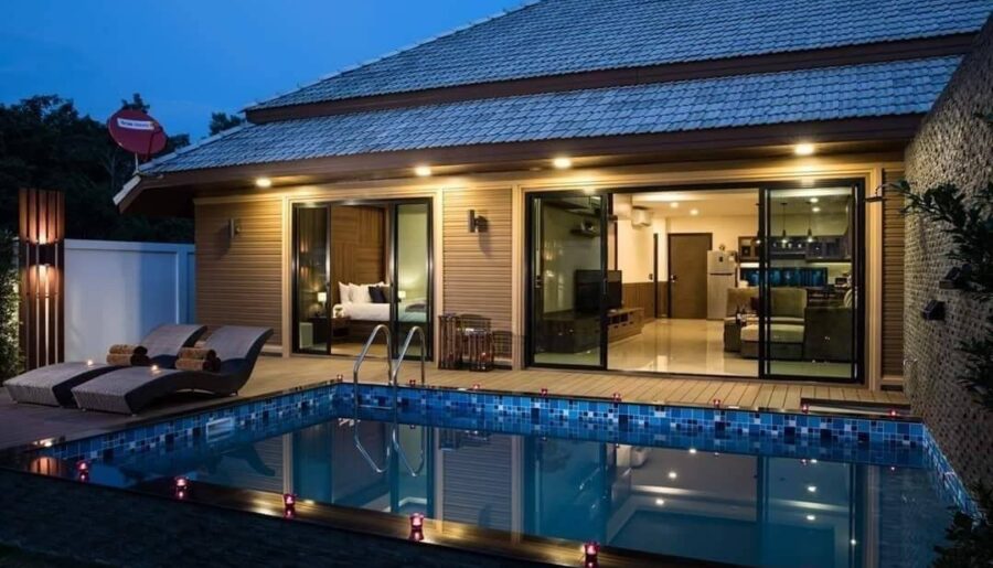 ให้เช่า/ขาย 6.8 ล​. 99 ตรว. พูลวิลล่า สารภี สไตล์ล้านนาโมเดิร์น