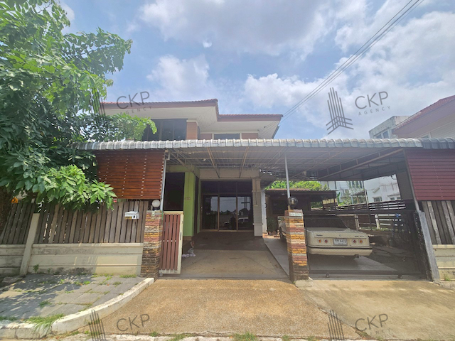 บ้านเดี่ยว มบ.บ้านบุญนิมิต บรรยากาศดี ร่มรื่น ใกล้ถนนสายหลักหลายเ