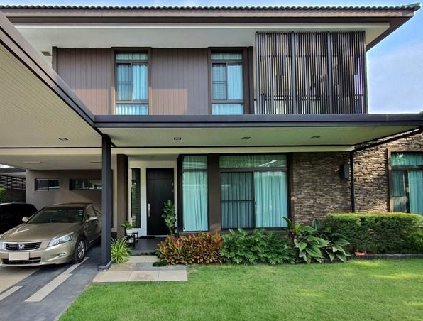 N5730ให้เช่าบ้านเดี่ยว 2 ชั้น มัณฑนา เลค วัชรพล สายไหม สุขาภิบาล