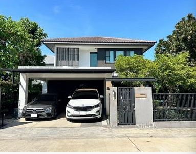 N5734ให้เช่าบ้านเดี่ยว มัณฑนา บางนา กม.7 ใกล้เมกาบางนา