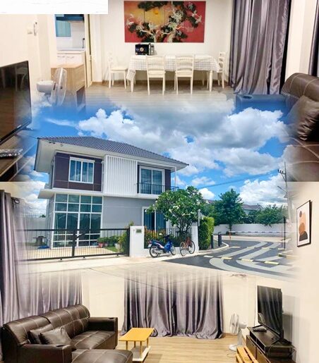 บ้านเดี่ยว 2 ชั้น PTT Station ปตท.หินเหล็กไฟ 450ม.หลังมุม 3นอน