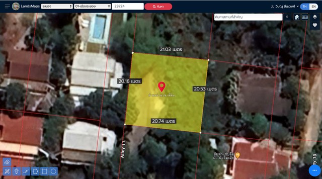 ขาย ที่ดิน 100 ตรว. ใกล้หาดแสงจันทร์ ระยอง เหมาะสร้างวิลล่า ทำคาเ