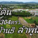ขายที่ดิน3-3-4ไร่ 1.7ล. ฟรีโอน ถนน น้ำไฟ ต.ห้วยยาบ บ้านธิ ลำพูน