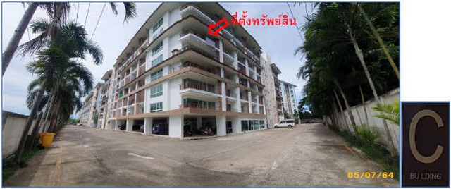 ขายคอนโดชั้น8 อาคารซี เอดีบางเสร่ เลคแอนด์รีสอร์ท สัตหีบ ชลบุรี