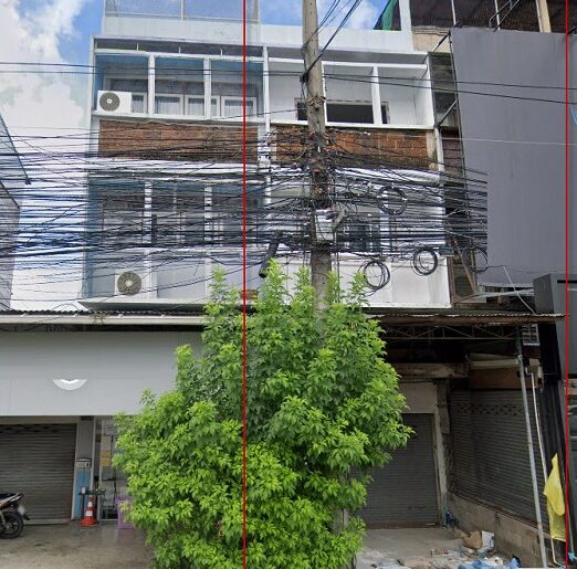 แม่น้ำบางปะกง เซ็นทรัล ฉะเชิงเทรา 2.8 กม. ขาย-เช่าอาคาร 3.5 ชั้น