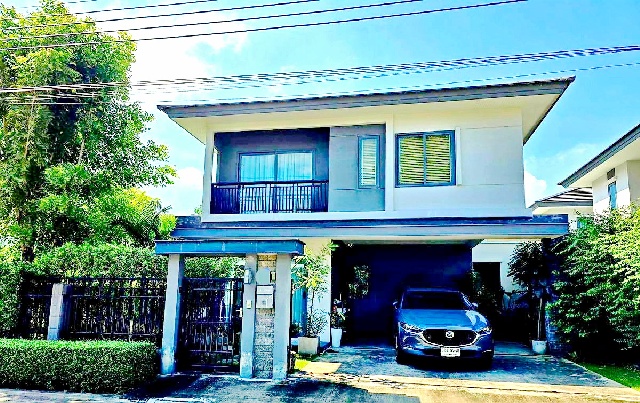 บางนา-กม.12 สนามบินสุวรรณภูมิ 8กม.3นอน ให้เช่าบ้านเดี่ยว 2 ชั้น