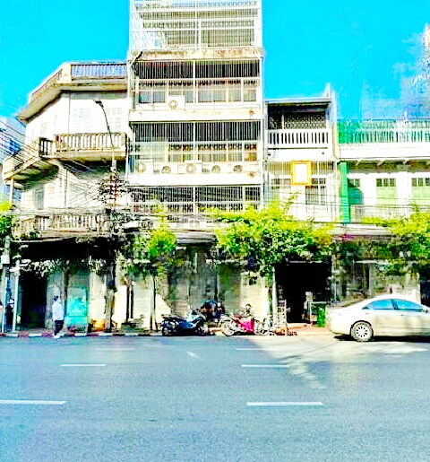 ทำเลทองของเยาวราช 5 นอน ให้เช่าอาคารพาณิชย์ 5 ชั้น 2 คูหา 602ตร.ม