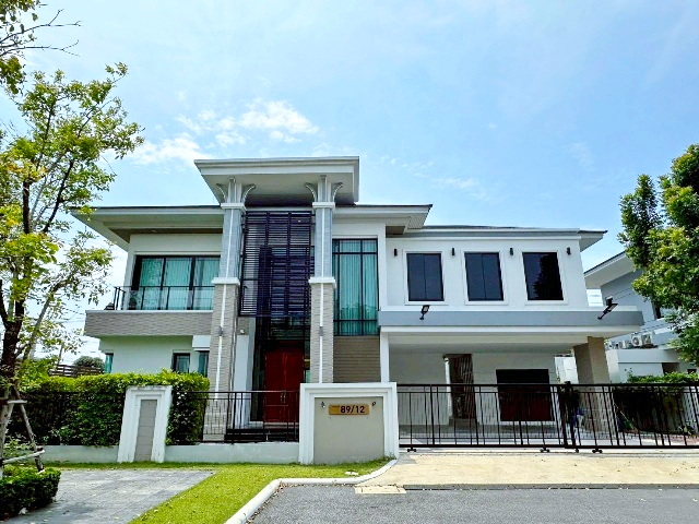 ให้เช่าคฤหาสน์สุดหรู 2 ชั้น ตลาดวันโอวัน 1.2 กม. 6นอน เดอะมอล์บาง