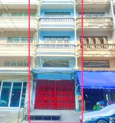 MRTบางแค 1.5กม. เดอะมอลล์ บางแค 1.6กม. ให้เช่าอาคาร 3.5 ชั้น 3 นอ