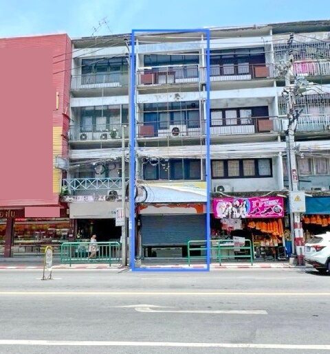 ทำเลดี ติดถนนใหญ่ ให้เช่าอาคารพาณิชย์ 4 ชั้นMRT บางขุนนนท์ 500 ม