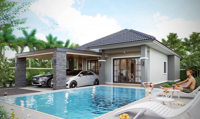 For Sales : Thalang, Brand New Thai Style Pool Villa, 3B2B