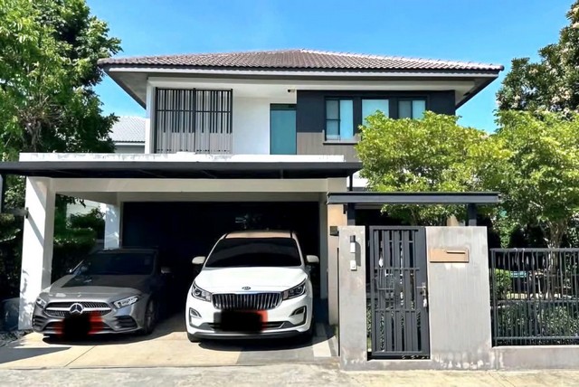 ให้เช่า บ้านเดี่ยว2ชั้น 65ตารางวา อยู่ โครงการมัณฑนา บางนา-ตราด ก