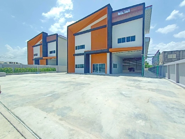 เช่า-ขายโรงงาน 1.5ไร่ ตลาดมหาชัย 3.0 กม.1,350 ตร.ม. 2ชั้น ถ.เศรษฐ