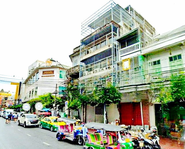 ทำเลทองของเยาว MRT สามยอด 600 ม.ให้เช่าอาคารพาณิชย์ 5 ชั้น 2 คูหา