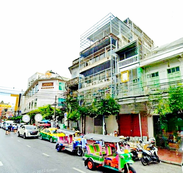 ทำเลทองของเยาว MRT สามยอด 600 ม.ให้เช่าอาคารพาณิชย์ 5 ชั้น 2 คูหา