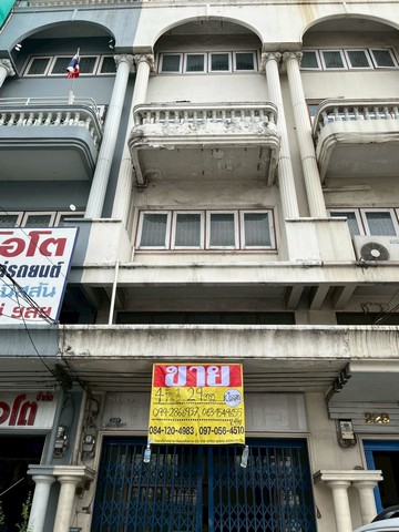 ขายด่วน อาคารพาณิชย์ 4 ชั้นครึ่ง 29 ตร.วา ใกล้รถไฟฟ้าสถานีบางพลั
