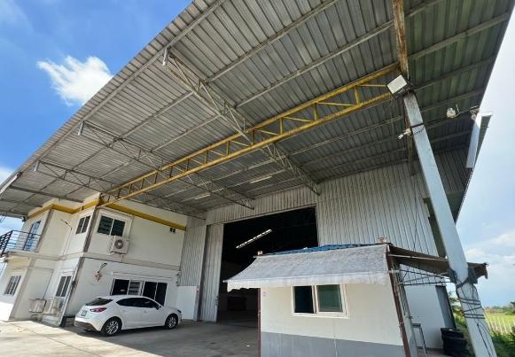 ให้เช่าและขาย โกดัง พื้นที่สีม่วง ขนาด 1,000 ตรม อ.ไทรน้อย นนทบุ
