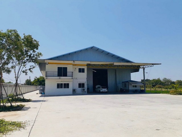 ให้เช่าโกดัง+ออฟฟิศเนื้อที่เกือบ 5 ไร่ บางบัวทอง340 ใกล้โรงงานไฮเ