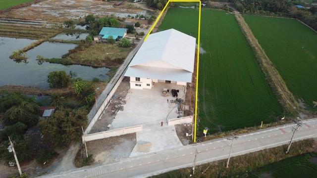 P630 ขาย ให้เช่า โกดัง ที่ดินเกือบ 5 ไร่ ถนนบางบัวทอง 340 ไทรน้อย