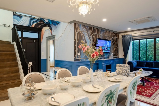 P639 ให้เช่า ขาย บ้านเดี่ยว 2 ชั้น โครงการ นันทวัน พระราม 9