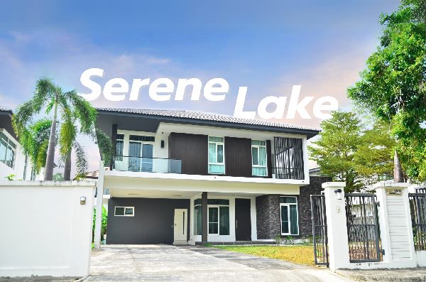 บ้านเดี่ยว หมู่บ้านซีรีนเลค (แลนด์แอนด์เฮาส์) ฮวงจุ้ยดี 129.6 ตร.