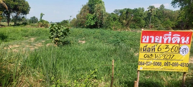 ขายที่ดินในชุมชน ราคาถูก 6-3-60 ไร่ บ้านคลองช้าง วัดโบสถ์ พิษณ