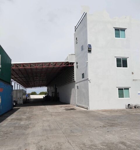 BST863 ให้เช่าโกดัง-คลังสินค้า พื้นที่สีเขียว ติดถนนเลียบมอเตอร์เ