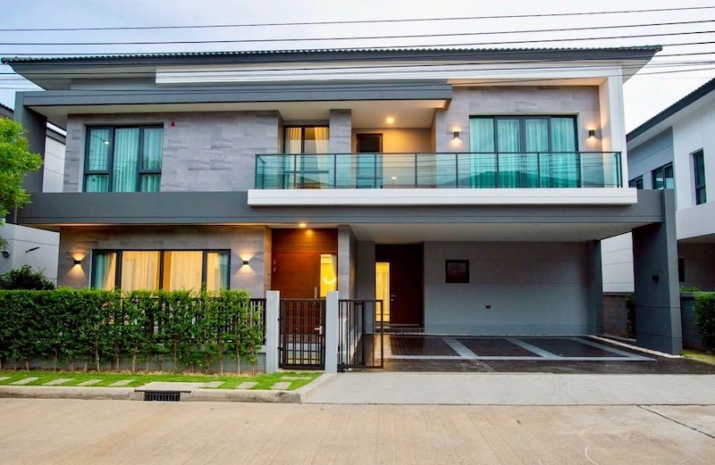 BH3591 ให้เช่าบ้านเดี่ยวหรู 2 ชั้นใหม่ โครงการ The City บางนา