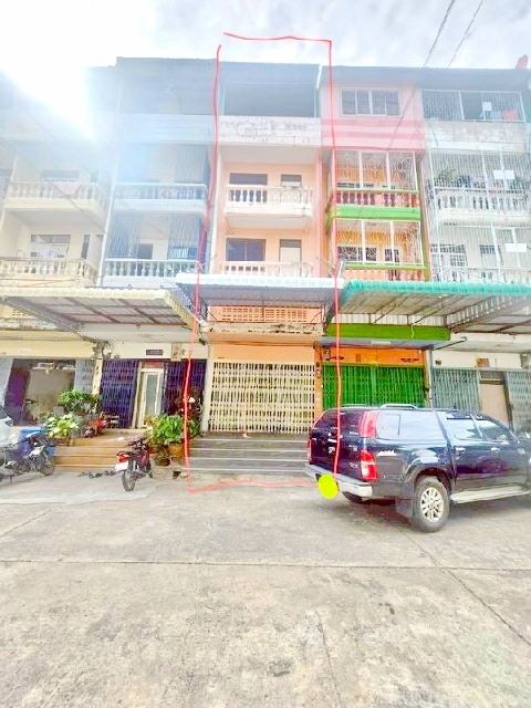 อาคารพาณิชย์ 4 ชั้น เซ็นทรัล พระราม 2 2.2 กม. BTS วุฒากาศ 4.4กม.