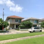 บางเส บ้านเดี่ยวสวนใหญ่ เช่า 51 ตรว. ม.เอแบค 1.4 กม. 3นอน 168ตรม.