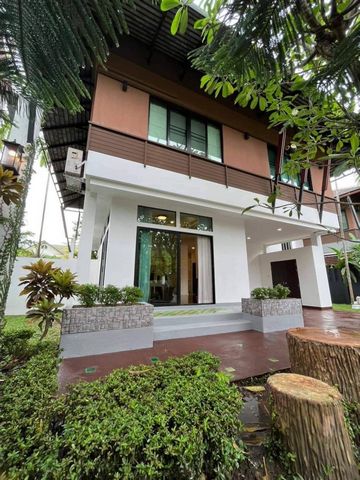 ให้เช่า 37,000 บาท/ขาย 7 ล้าน​ หางดง บ้านล้านนาโมเดิร์น เฟอร์ครบ