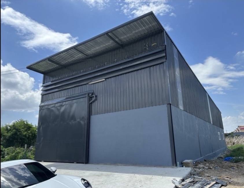 BST870 ให้เช่าโกดัง พร้อมบ้านพักคนงาน 4 ห้องนอน อ.ลำลูกกา จ.ปทุมธ