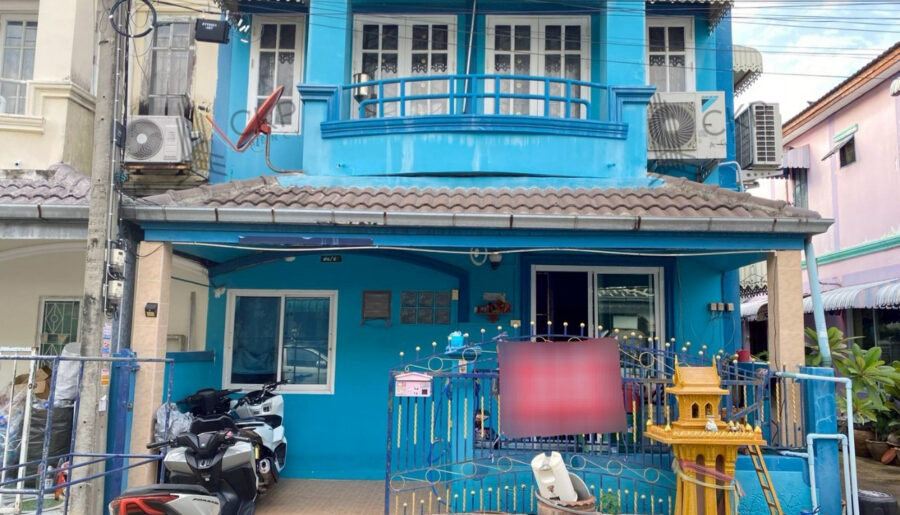 ทาวน์เฮาส์ บ้านฟ้าชมพฤกษ์ เฟส2(ถ.ลำลูกกา คลอง8) ใกล้ตลาด พร้อมเข้