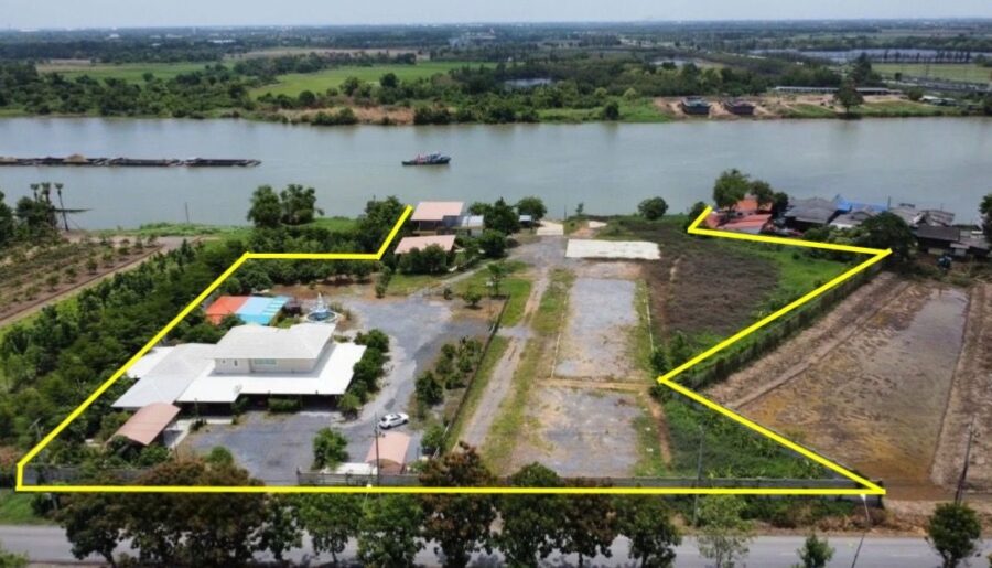 ขายที่ดินพร้อมสิ่งปลูกสร้าง วิวแม่น้ำเจ้าพระยา อำเภอสามโคก ปทุมธา