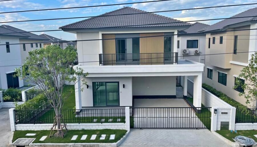 APL สุวรรณภูมิ 4.1 กม อ่อนนุช-สุวรรณภูมิ 5 นอน บ้าน 2ชั้น 58 ตร