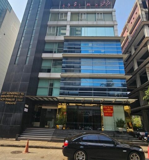 ให้เช่าอาคาร 6 ชั้น 1500 ตร.ม. พร้อมเฟอร์ ย่านเมืองทองแจ้งวัฒนะ