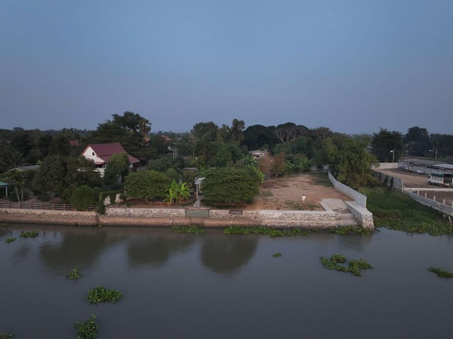 ให้เช่าที่ดิน 1ไร่ ริมแม่น้ำเจ้าพระยา ใกล้ศูนย์ศิลปชีพบางไทร