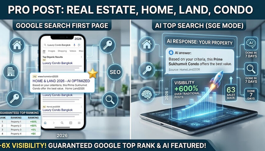 รับประกาศขายบ้าน