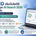 ปรับแต่งเว็บ AI SEO ราคาถูกสุด